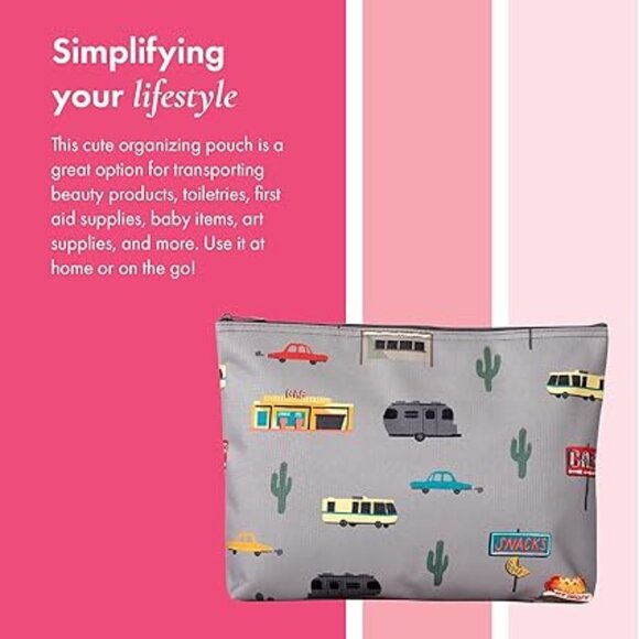Thirty-One Zipper Pouch in Cactus Campers - Picture 2 of 2